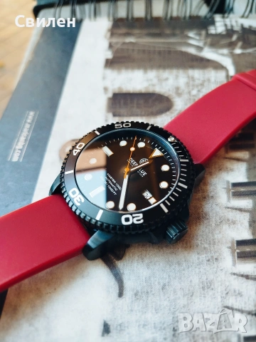 Deep Blue Master 1000 automatic diver all black , снимка 2 - Мъжки - 55201015