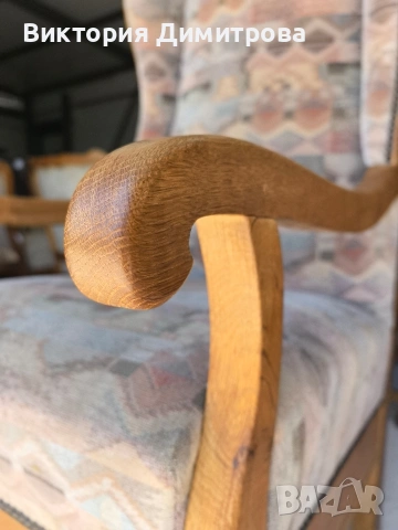 Ретро кресло тип "Ушатка" , снимка 5 - Дивани и мека мебел - 55229355