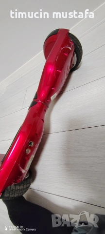 Червен Hoverboard 6.5" LED + Bluetooth тонколона, снимка 3 - Скейтборд, ховърборд, уейвборд - 55253575