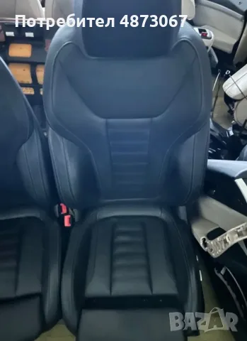 Bmw x3 G01 черно кожено рекаро