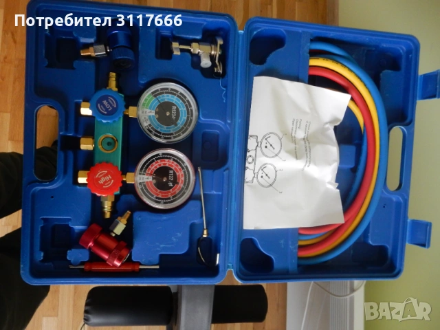 Продавам:  . Чисто нов R1234yf AC Gauges, 1234yf Manifold Gauge Set Car Air Conditioner..., снимка 2 - Части - 54236348