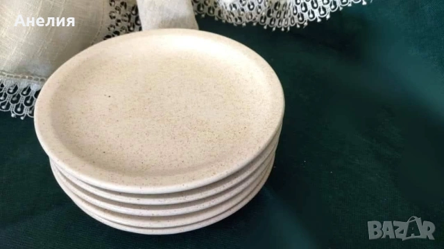 Чинии екрю битови 5 броя , снимка 3 - Чинии - 54189525