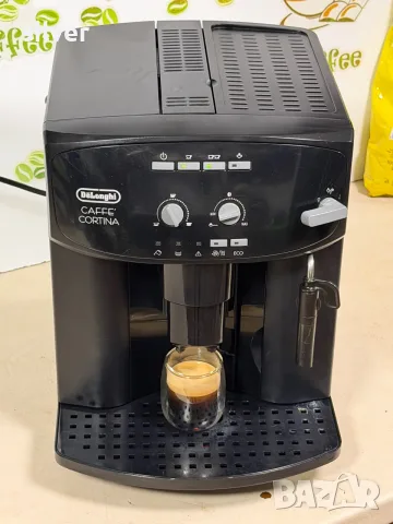 Кафемашина кафе автомат delonghi caffe cortina с гаранция, снимка 7 - Кафемашини - 55325353