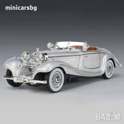 Метални колички: Mercedes-Benz 500K (W29), снимка 3 - Колекции - 47003184