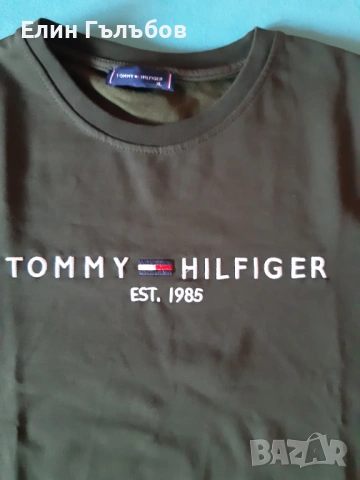 Тениска TOMMY HILFIGER EST. 1985, мъжка чисто нова, снимка 8 - Тениски - 54941148