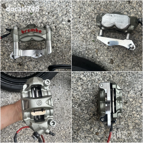 Супермото капли Honda CRF с преден апарат Brembo M50 и помпа 16x18 , снимка 8 - Части - 54743640