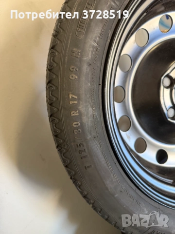 Bmw 17" Резервна гума патерица 125/80/R17, снимка 2 - Аксесоари и консумативи - 54405072