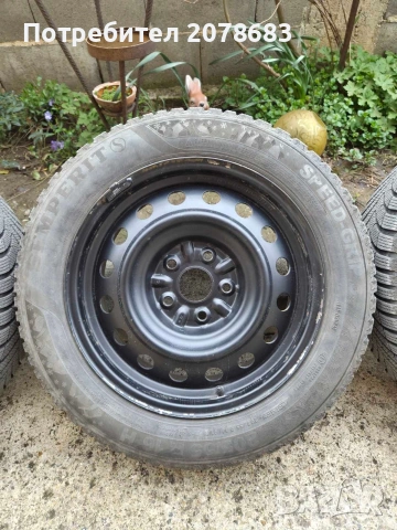 Продавам джанти със зимни гуми за Тойота 205/55/16, снимка 4 - Гуми и джанти - 54074217