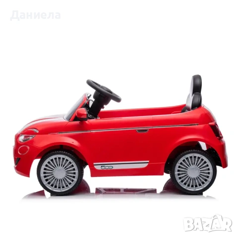 Ел.кола FIAT 500 червена, снимка 5 - Коли, камиони, мотори, писти - 55265341