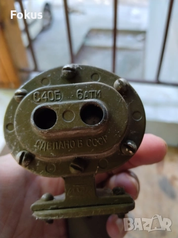 Стара руска военна тромба свирка клаксон на въздух, снимка 4 - Антикварни и старинни предмети - 55080123