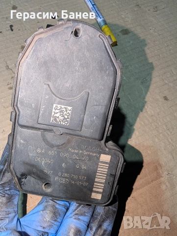 A6510900470 Дроселова клапа OEM MERCEDES W204 OM651 2014