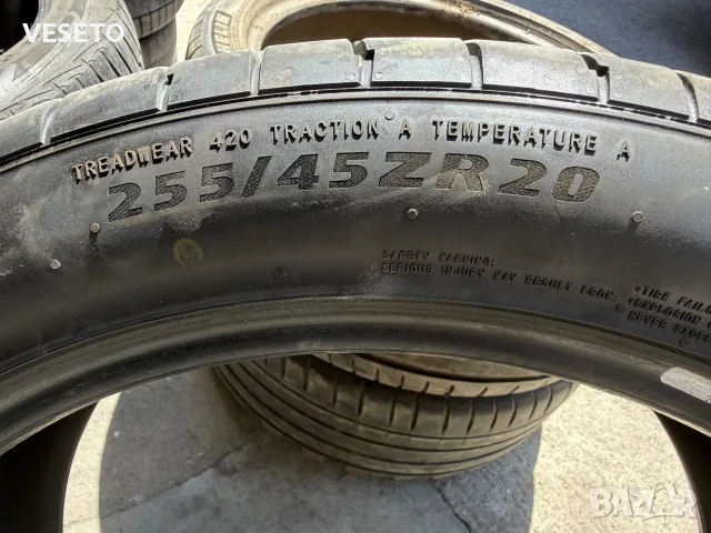 Летни гуми 255/45/20, снимка 2 - Гуми и джанти - 55644002
