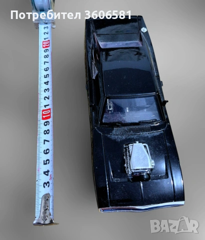 Метален реалистичен модел на  Dodge Charger 1970 / Dom's Car/ Fast and Furious/Бързи и Яростни, снимка 9 - Коли, камиони, мотори, писти - 45925866