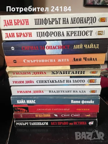 Продавам книгите- всички заедно- 40 бр.- 80 €