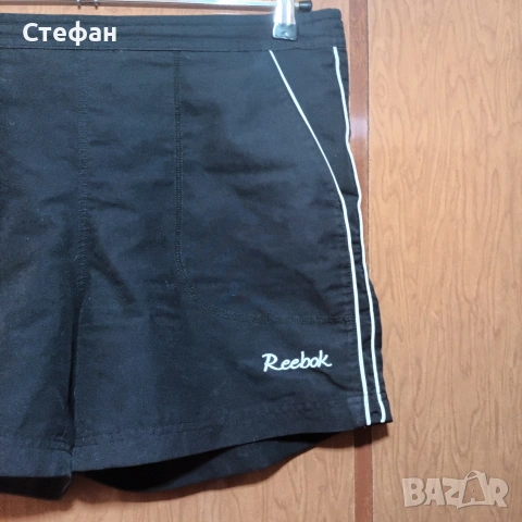 Нови черни къси гащи"Reebok", снимка 2 - Къси панталони - 54741621