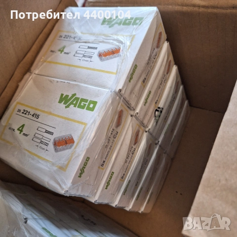 Оригинални ВАГО КЛЕМИ (WAGO) – Всички модели (2, 3, 5-проводни) / Топ цени, снимка 3 - Кабели - 54760836