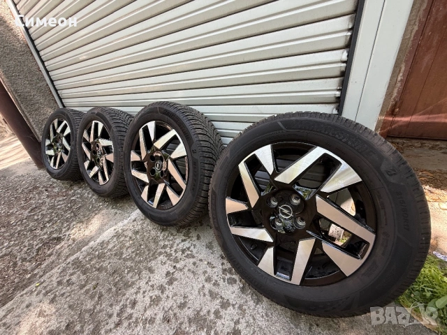 Oригинални джанти за Opel mokka - B 17 инча със зимни гуми Bridgestone blizzak 6, снимка 2 - Гуми и джанти - 54393918