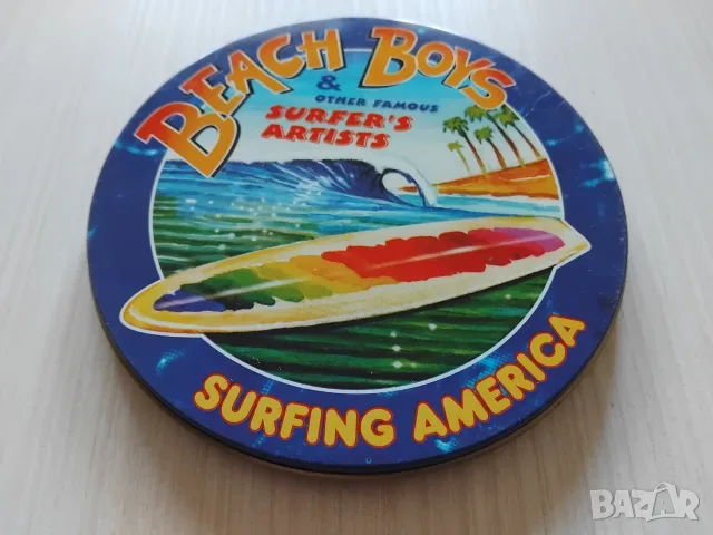 Beach Boys other famous artists Surfin' America - оригинален диск специално издание в метален бокс, снимка 2 - CD дискове - 55381139