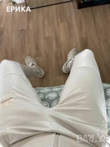 ADIDAS SILVER сребрист tracksuit pants анцунг, снимка 4 - Спортни дрехи, екипи - 54438166