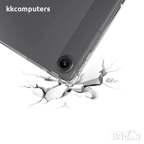 Прозрачен TPU калъф със скрийн протектор от закалено стъкло за Lenovo Tab 10.1 (2025), снимка 5 - Калъфи, кейсове - 54267385