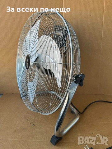 Настолен вентилатор MYDOMO, 90W, 3 степени. Aлуминиева перка, устойчива решетка за защита, снимка 5 - Друга електроника - 54349831