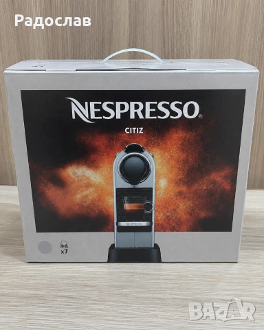 Nespresso CitiZ by Krups XN741B10 – капсулна кафемашина, сребриста, снимка 3 - Кафемашини - 55237064