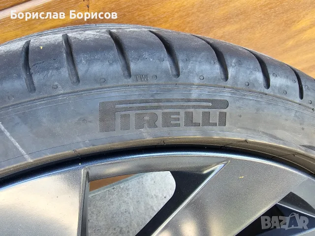 Оригинални VW джанти 20" Rosario 5x112 + гуми Pirelli 245/35 R20, снимка 6 - Гуми и джанти - 55512692