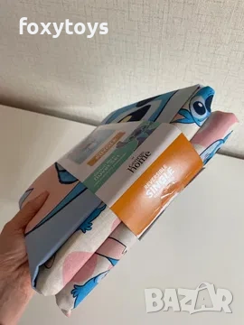 Единичен спален комплект от две части Disney Stitch, Стич, George, снимка 4 - Спално бельо и завивки - 54099859