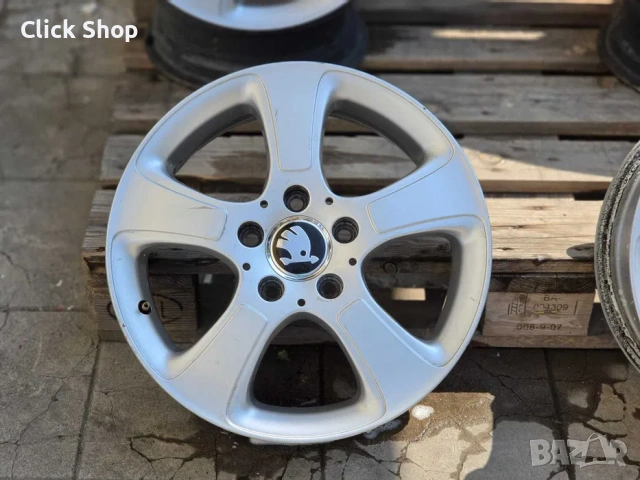 5х112 16 Джанти Skoda Octavia SuperB Шкода Октавиа Супърб, снимка 5 - Гуми и джанти - 55063476