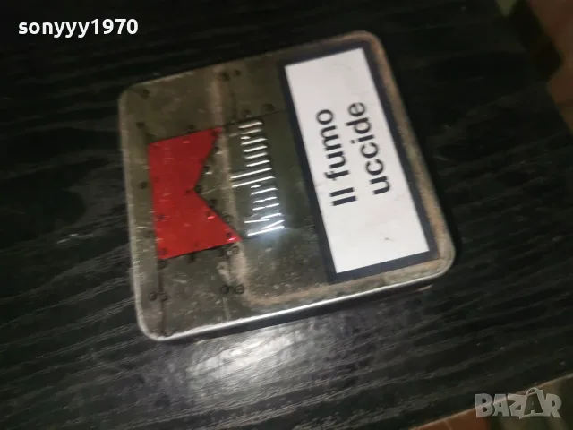marlboro-стара метална кутия за цигари 1208261143, снимка 13 - Колекции - 55638678