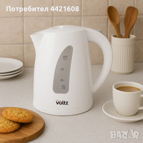 Електрическа кана Voltz, 2200W, 1.7л., снимка 3 - Друга електроника - 54947955
