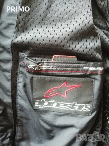 Кожено мото яке Alpinestars GP Plus R v2 Airflow – Размер 54 + Протектор, снимка 5 - Аксесоари и консумативи - 55394864