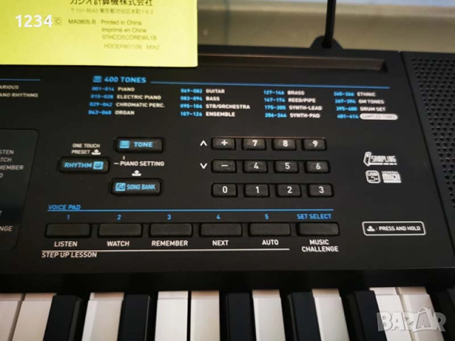 синтезатор клавир CASIO CTK-2300 пиано с 5 октави плътни клавиши и USB , снимка 7 - Синтезатори - 53949246