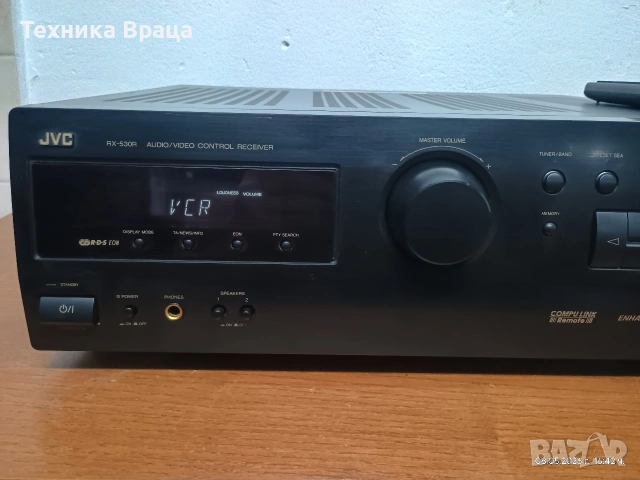RX-530RBK. Качествен 5 канален ресивър с оригинално дистанционно и вграден тунер., снимка 3 - Ресийвъри, усилватели, смесителни пултове - 54570140