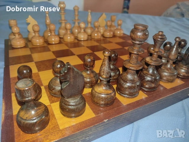 Класически шах (дървени фигури и кутия), снимка 4 - Настолни игри - 55189036