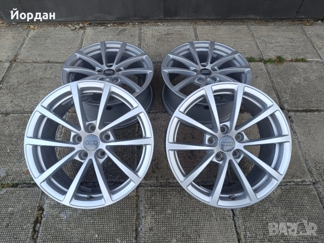 ОРИГИНАЛНИ джанти 17 ' цола 5x112 AUDI / АУДИ А4 А6 VW SKODA ET36, снимка 4 - Гуми и джанти - 54485957