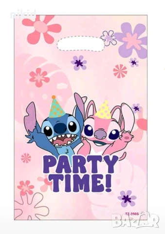 Стич Stitch 10 бр торбички за лакомства подарък рожден ден парти, снимка 13 - Други - 35352954