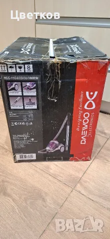 Прахосмукачка Daewoo RCC-11G ECO EU / 800W, снимка 7 - Прахосмукачки - 55439504