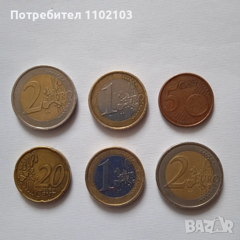 Монети Евро Ирландия Финландия