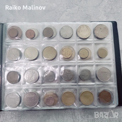 Колекция чужди и български монети, различни години и номинати, снимка 2 - Нумизматика и бонистика - 55012249