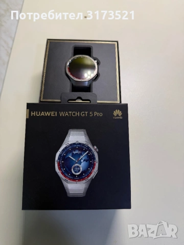 смарт часовник huawei gt 5 Смарт часовник Huawei Watch GT 5 Pro, 46mm, Titanium Case, Titanium Strap, снимка 11 - Смарт гривни - 54750446