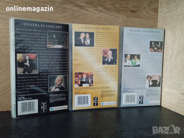 Видеокасети Франк Синатра VHS, снимка 6 - Други жанрове - 55215971