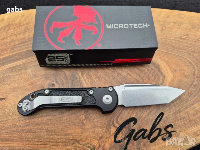 Автоматичен нож Microtech LUDT Tactical 1135-10T, снимка 4 - Ножове - 54485367