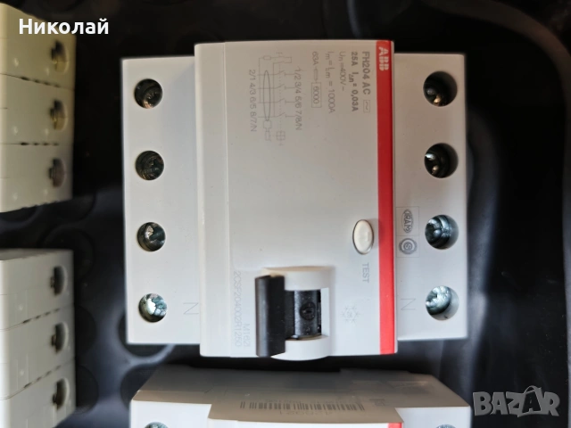 Автоматични прекъсвачи ABB Merlin Gerin Gewis, снимка 3 - Друга електроника - 55182887