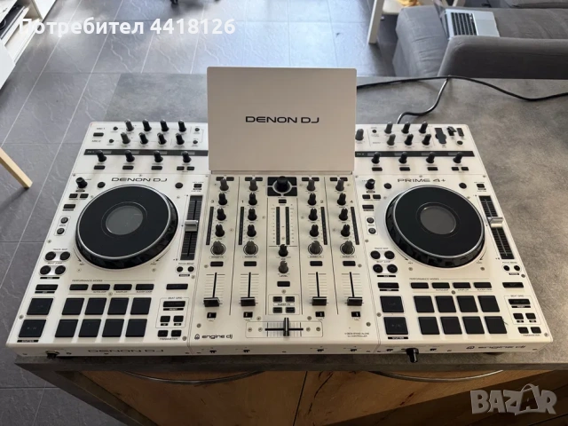 Denon DJ Prime 4+ White DJ контролер - Limited Edition