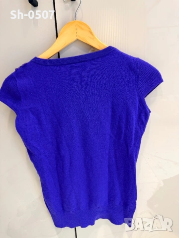 Пролетна блуза с пайети , снимка 3 - Тениски - 54368226