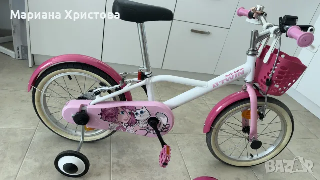 Колело Btwin 16 inch Doctor Girl 500 напълно оборудвано 4-6г, снимка 3 - Велосипеди - 55528512