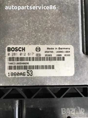 ECU компютър на двигателя Bosch за Mitsubishi Grandis 2.0 Di-D (2004-2009) 0281012617, снимка 3 - Части - 54741499