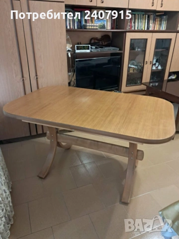 Трапезна маса от дърво масив, снимка 2 - Маси - 54321420