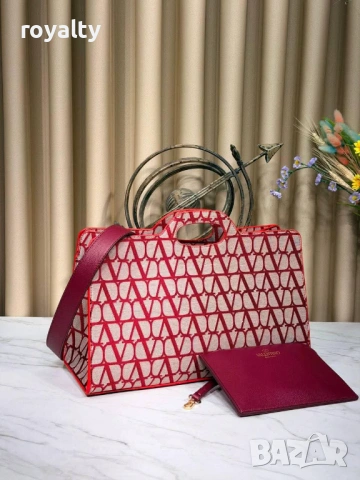 Valentino Нова Кожена Дамска Чанта Валентино Различни Цветове , снимка 3 - Чанти - 54621465